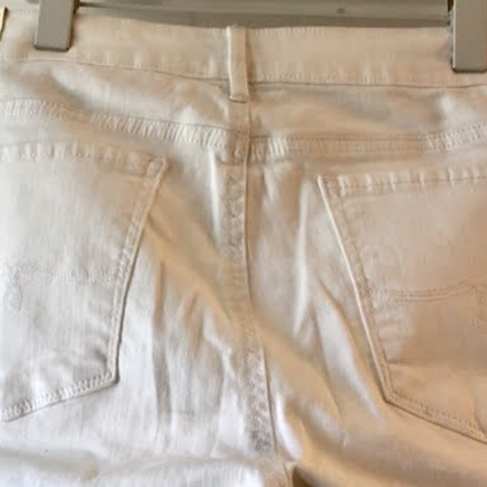 NWT LUCKY BRAND Lolita Skinny Fit Mid-rise Curvy White Jeans 32 - Picture 6 of 7